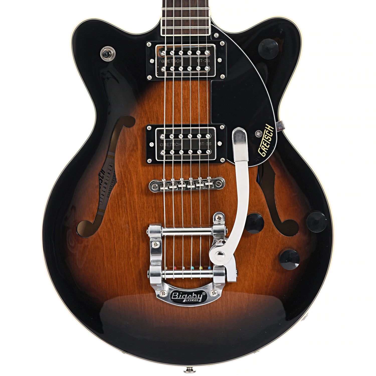 Image 2 of Gretsch G2655T Streamliner Center Block Jr. with Bigsby, Brownstone Maple- SKU# G2655TBRNM : Product Type Hollow Body Electric Guitars : Elderly Instruments