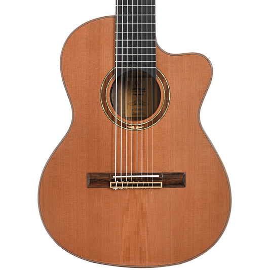 Ortega RCE159-8 Performer Series 8-String Classical Guitar with Pickup, Shopworn