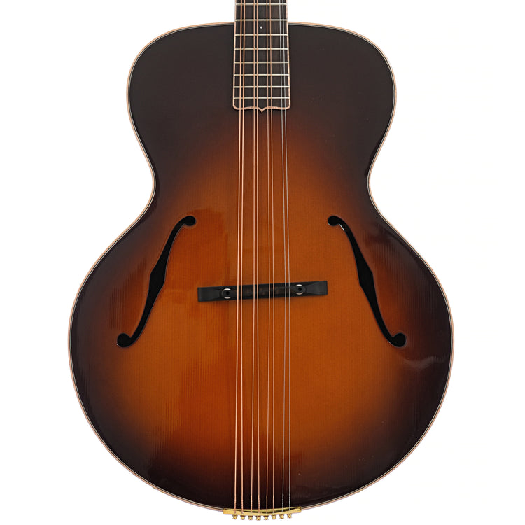 Front of KR Strings Octolindo F Deluxe Octave Mandolin