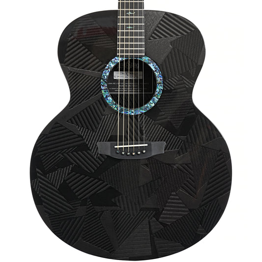 Image 1 of Rainsong Black Ice Jumbo Guitar & Case, Baggs Element Pickup- SKU# BI-JM1000N2 : Product Type Flat-top Guitars : Elderly Instruments