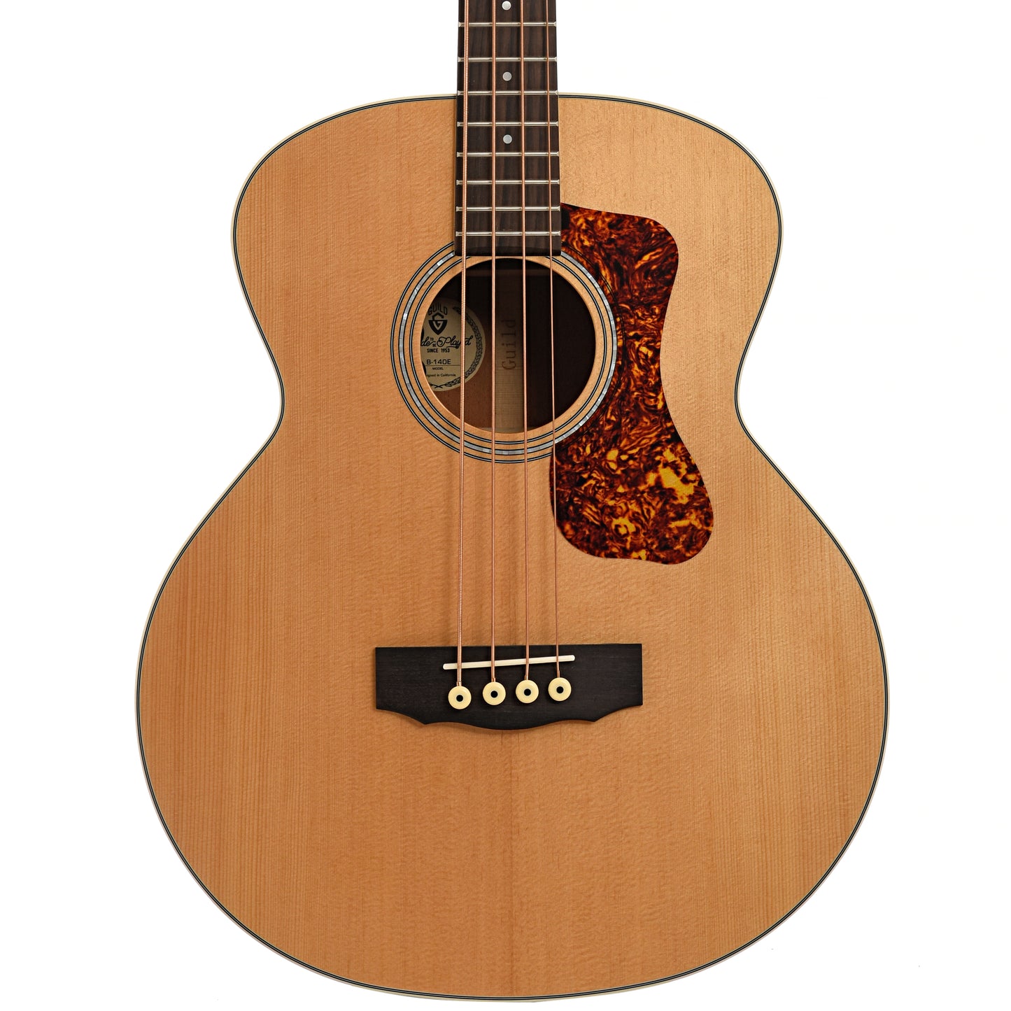 Front of Guild Westerly Collection B-140E Acoustic Bass