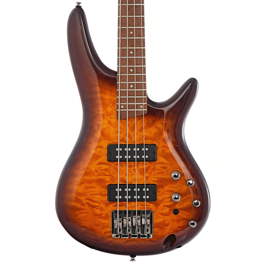 Image 2 of Ibanez SR400EQM 4-String Bass, Dragon Eye Burst- SKU# SR400EQM-DEB : Product Type Solid Body Bass Guitars : Elderly Instruments