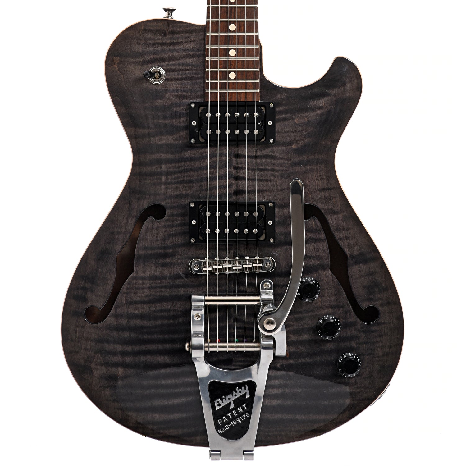 Front of Knaggs Chena-Bigsby-T3 Hollowbody