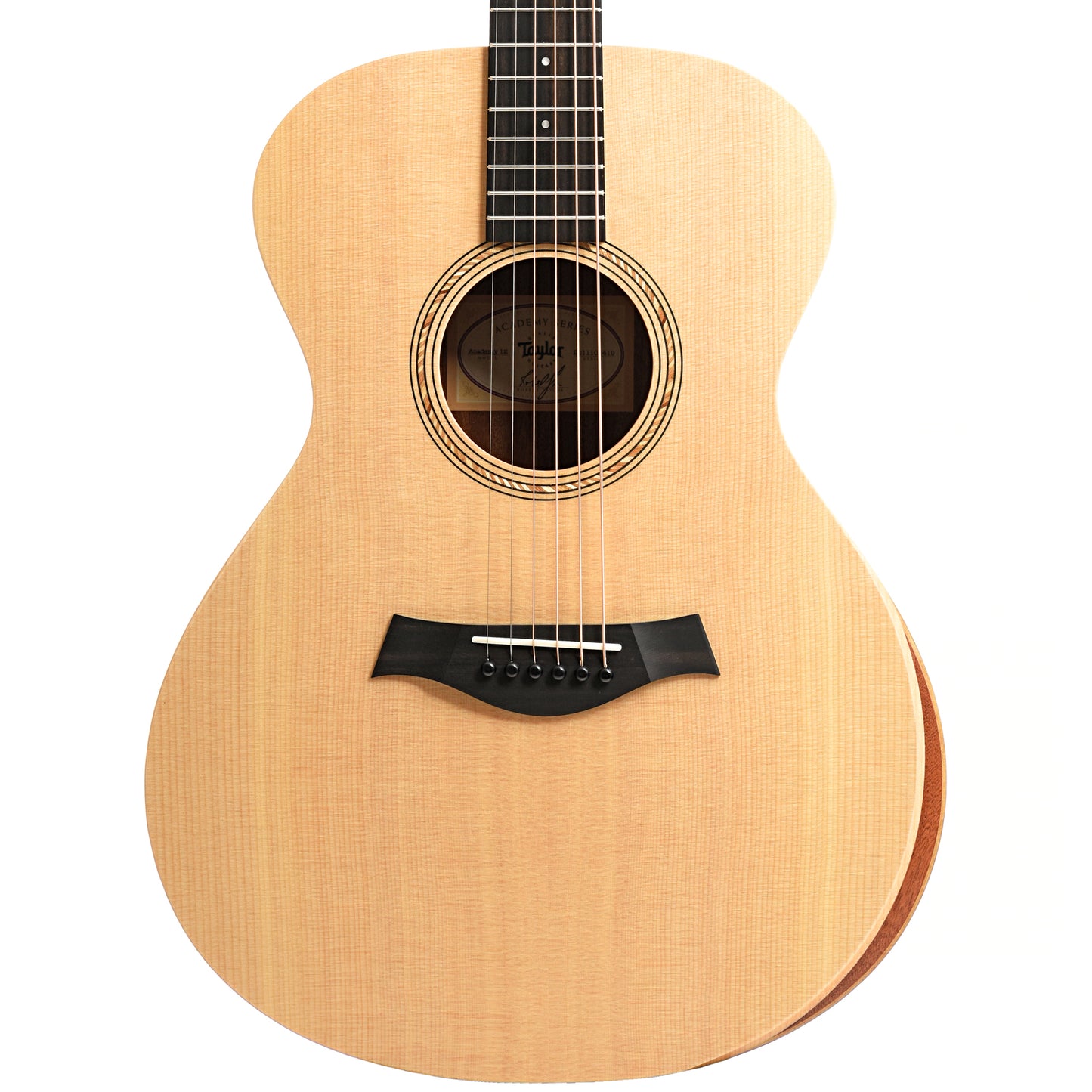 front of Taylor Academy 12 Acoustic Guitar