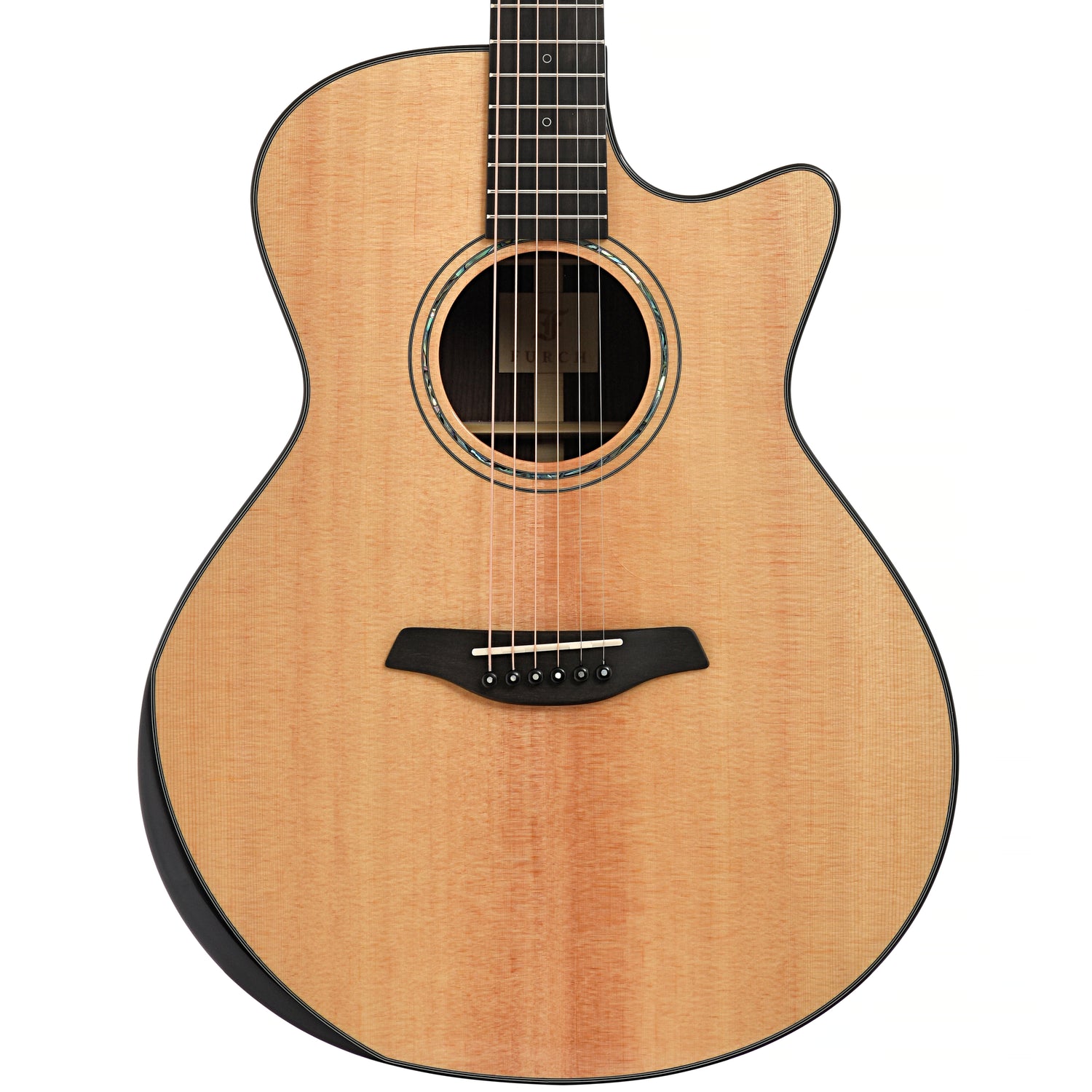Front of Furch Yellow Deluxe Gc-SR Acoustic, Spruce & Rosewood