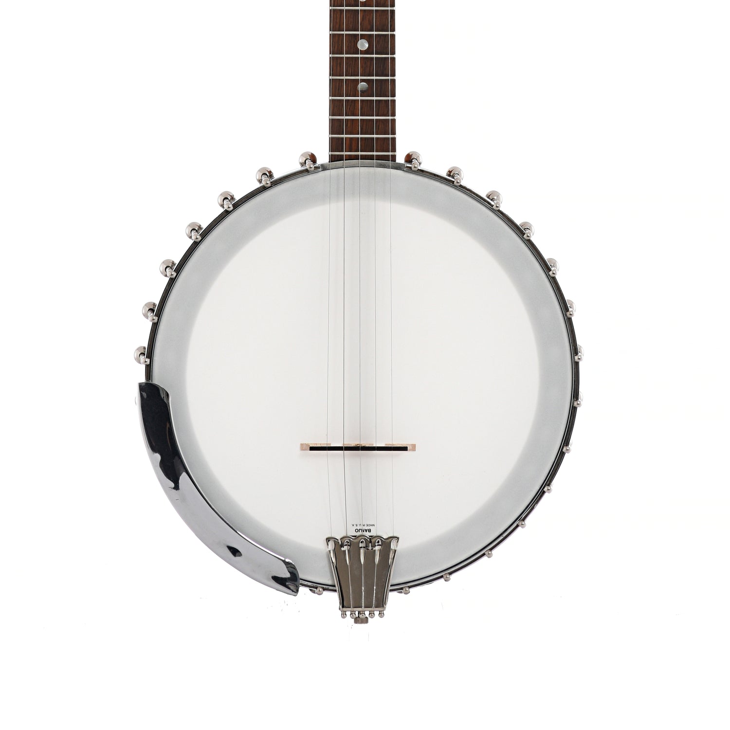 Front of Ode Model 33 Extra Longneck Banjo
