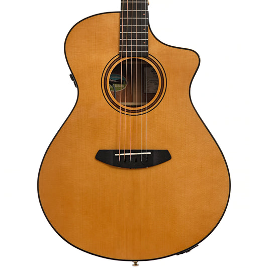 Front of Breedlove Organic Performer Pro Concert Aged Toner CE European-African Mahogany