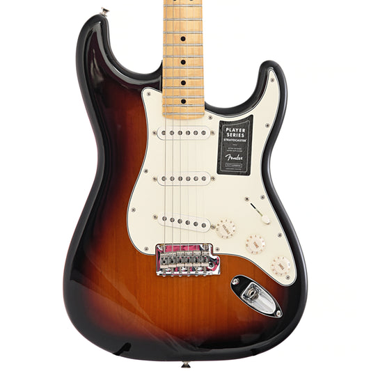 Front of Fender Player Stratocaster, 3-Color Sunburst