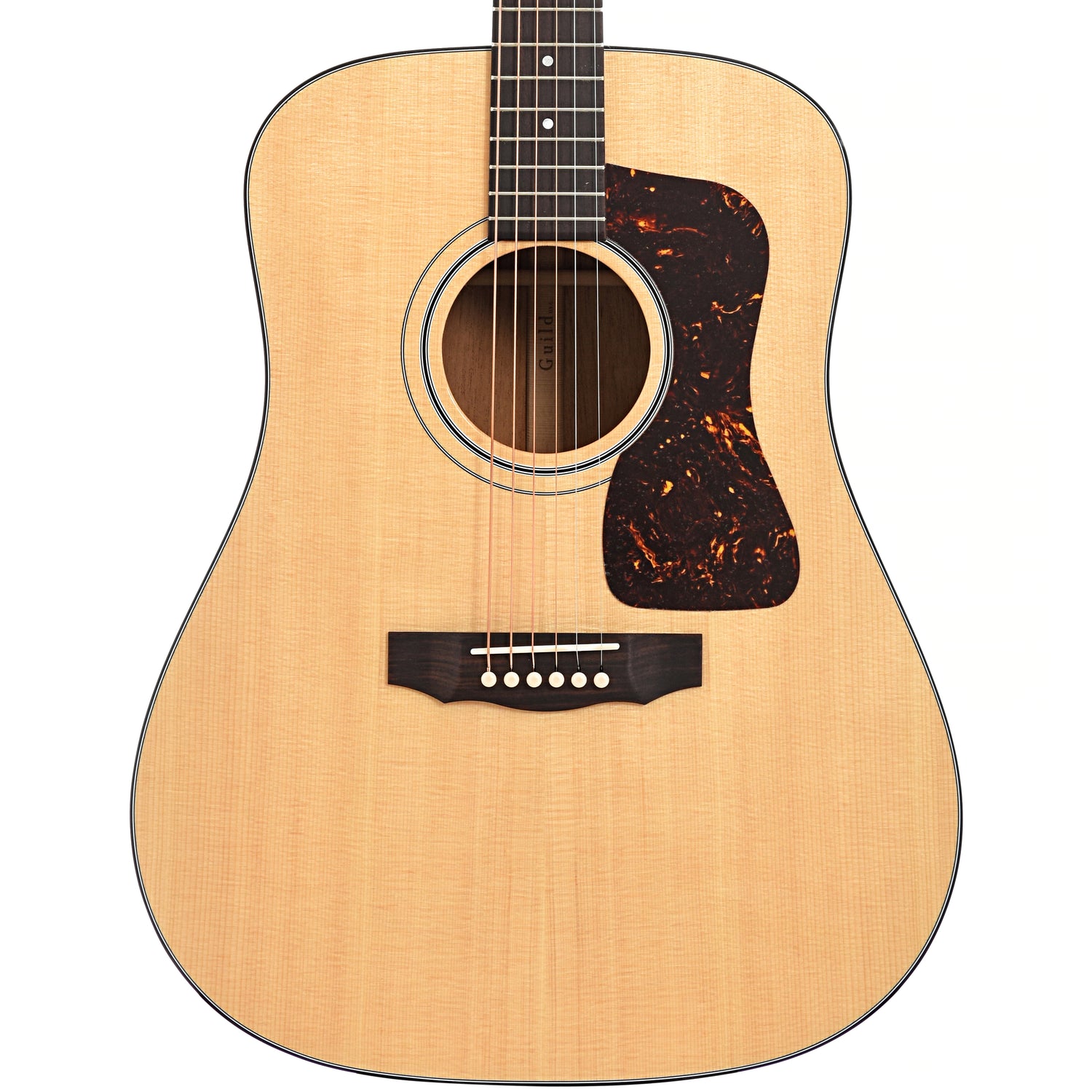 Front of Guild USA D-40 Traditional Acoustic Guitar