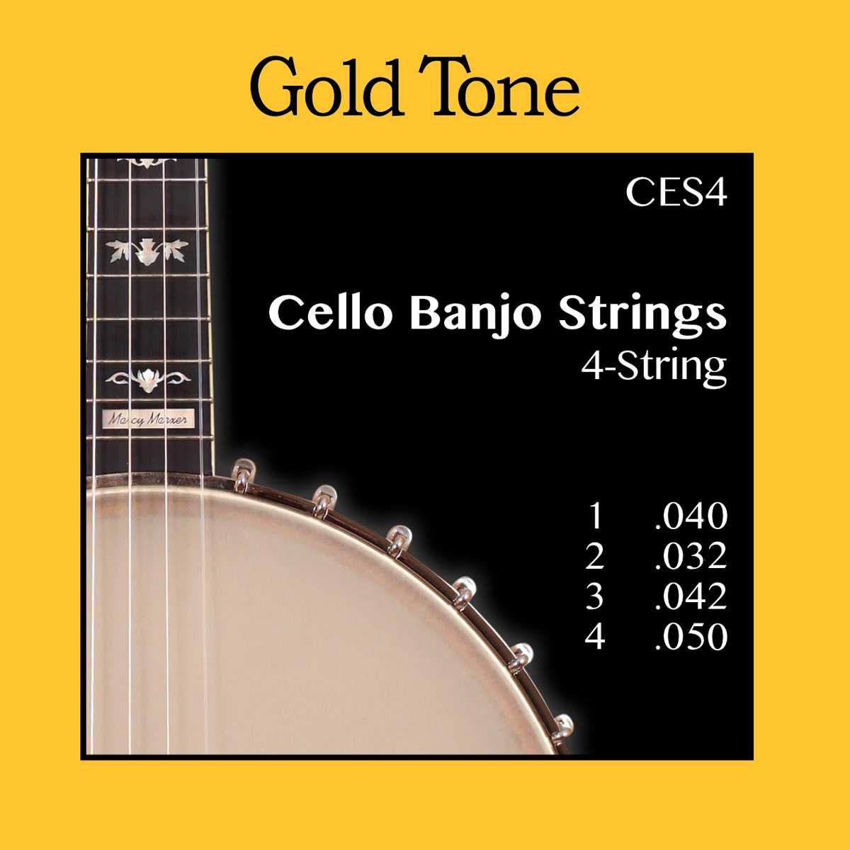 Image 2 of Gold Tone CES4 4-String Cello Banjo Strings - SKU# GTCB4 : Product Type Strings : Elderly Instruments