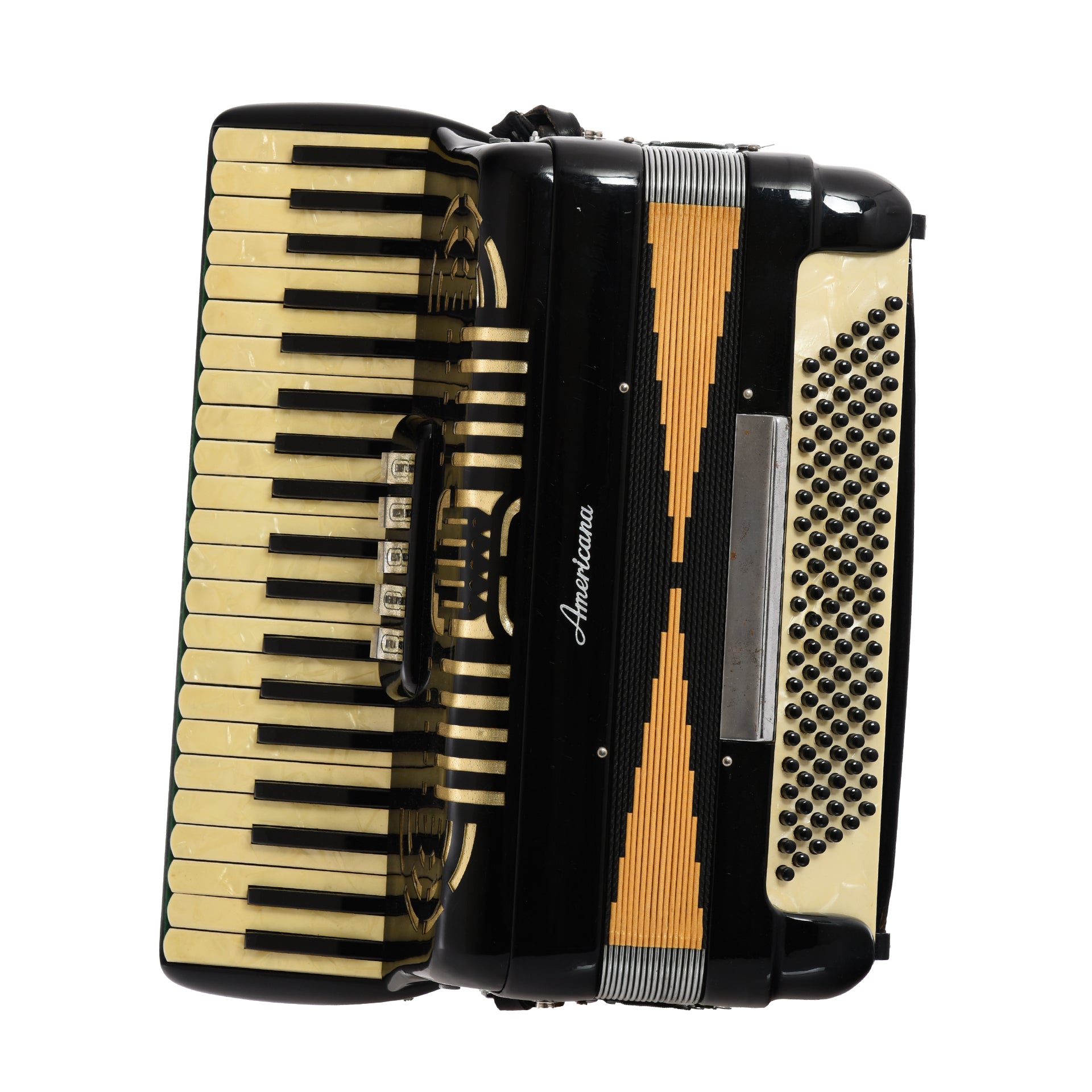 Front of American Keyboard Accordion