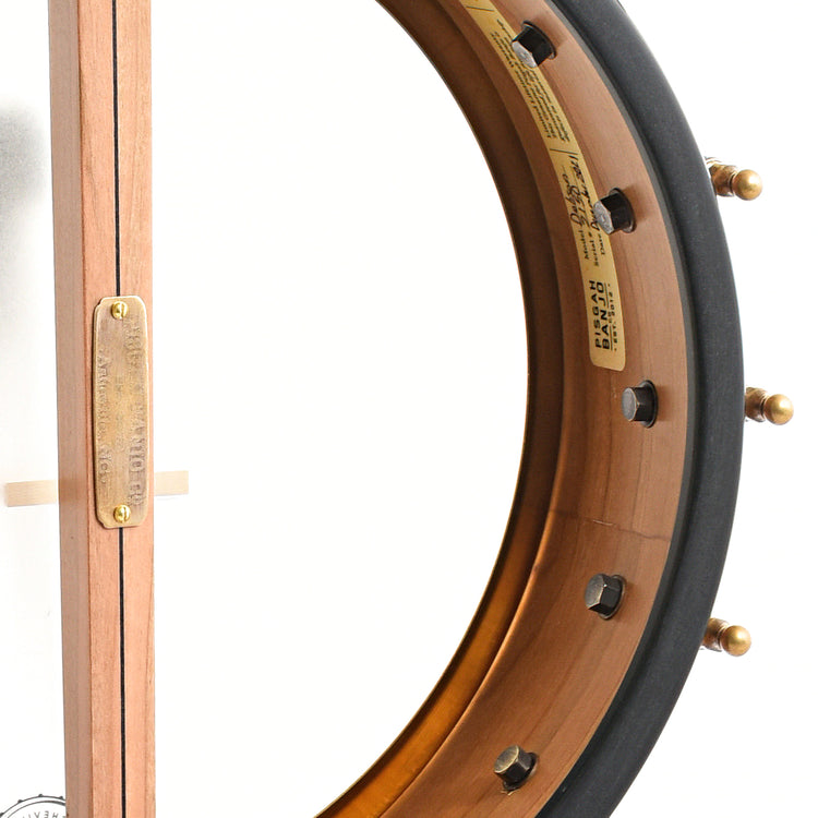 Image 10 of Pisgah Banjo Co. 12" Cherry Dobson Openback Banjo, Standard Scale - SKU# PDOB-CSTD : Product Type Open Back Banjos : Elderly Instruments
