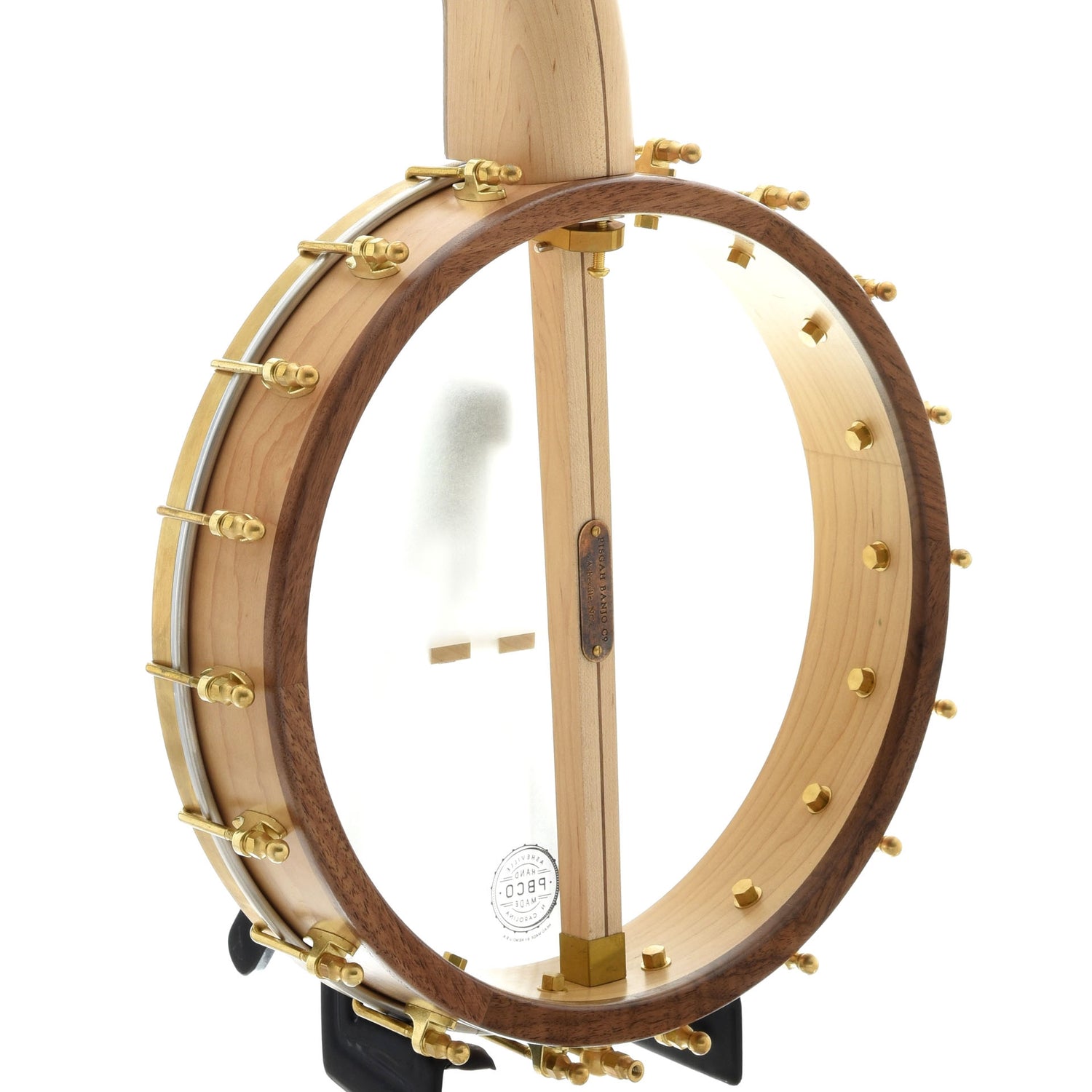 Image 10 of Pisgah Banjo Co. 12" Maple Appalachian Openback Banjo, Standard Scale - SKU# PAPMSTD-195609 : Product Type Open Back Banjos : Elderly Instruments