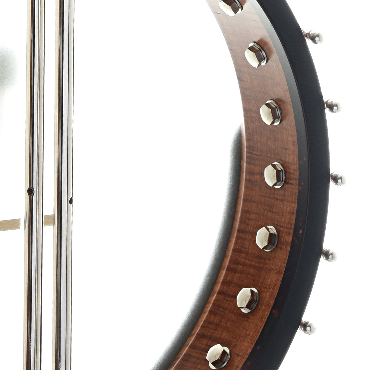 Image 9 of Ome Custom Alpha 12" Openback Banjo & Case, Mahogany - SKU# OMEALPHA-12CUST : Product Type Open Back Banjos : Elderly Instruments