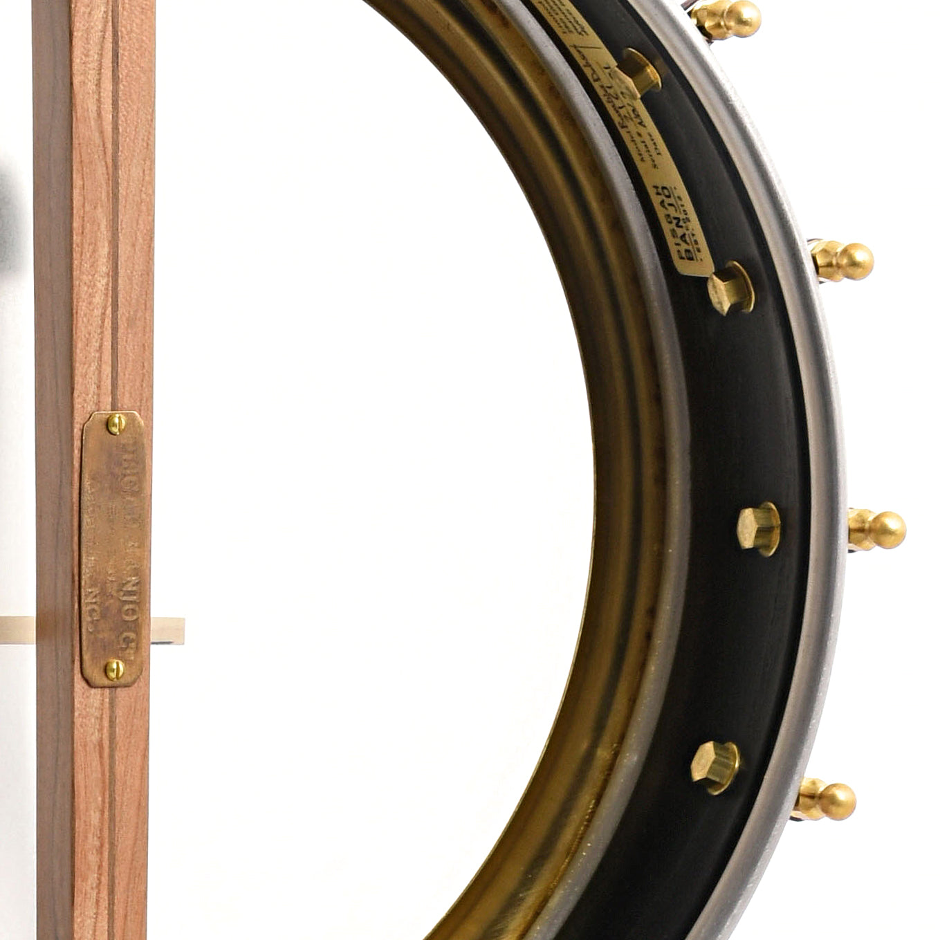 Image 13 of Pisgah Banjo Co. 12" Cherry Rambler Dobson Openback Banjo, Short Scale - SKU# PRD12-CSRT : Product Type Open Back Banjos : Elderly Instruments
