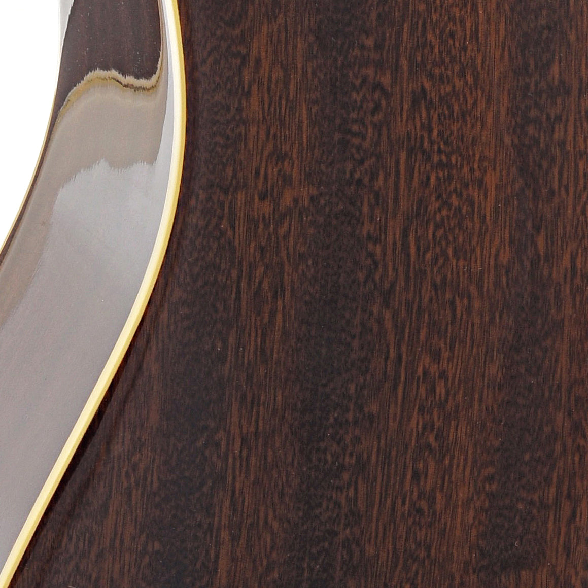 Solid Mahogany Back and Side close up of Farida Old Town Series OT-65 X Wide VBS Acoustic Guitar