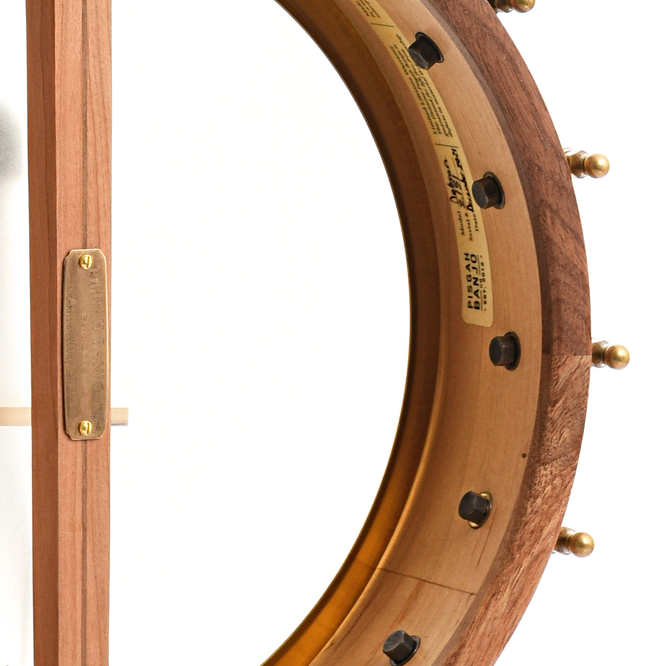 Image 10 of Pisgah Banjo Co. 12" Cherry Dobson Openback Banjo, Short Scale - SKU# PDOB-CSRT : Product Type Open Back Banjos : Elderly Instruments
