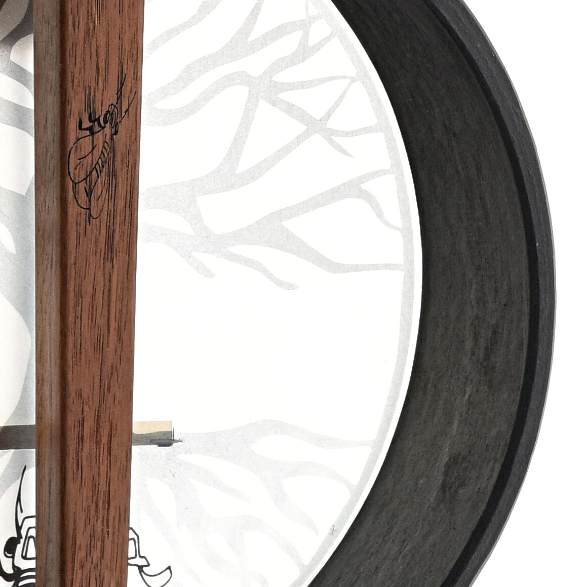 Image 10 of Magic Fluke Company Tree of Life Firefly Concert Banjo Uke, Walnut, with Cinch Sack - SKU# MFBUCTOL : Product Type Banjo Ukuleles : Elderly Instruments