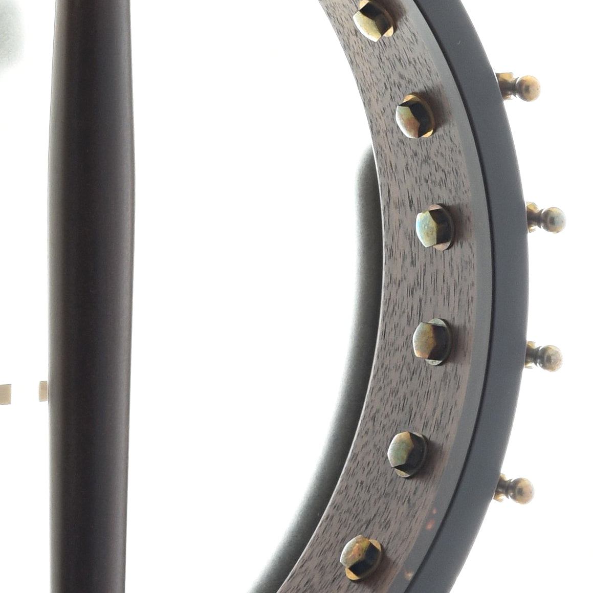 Image 11 of Ome Mira 11" Openback Banjo & Case, Walnut Neck, Radiused Fretboard - SKU# MIRA-WAL11 : Product Type Open Back Banjos : Elderly Instruments