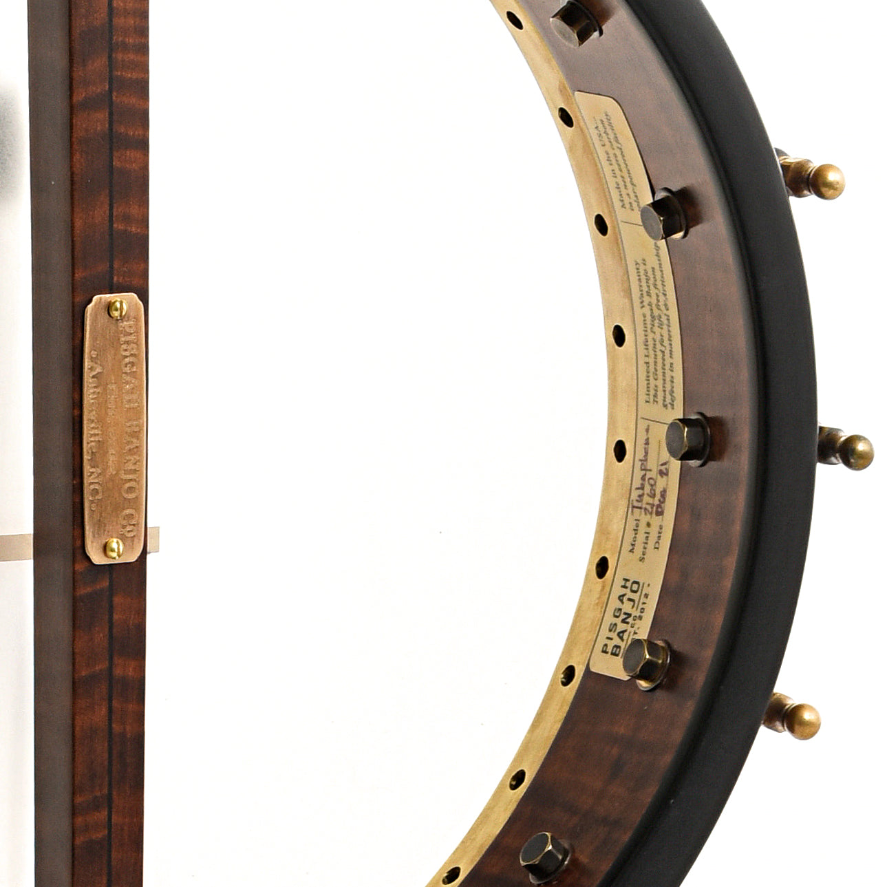 Image 10 of Pisgah Banjo Co. 12" Tubaphone Openback Banjo, Standard Scale - SKU# PTUBA12-STD : Product Type Open Back Banjos : Elderly Instruments