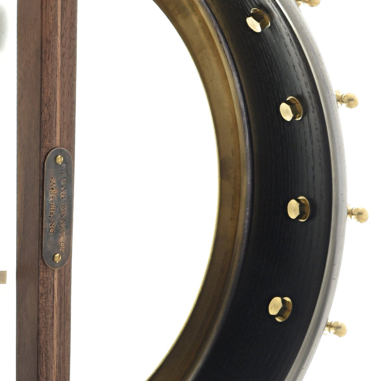 Image 11 of Pisgah 11" Walnut Rambler Dobson Standard A-Scale Openback Banjo - SKU# PRDW11A : Product Type Open Back Banjos : Elderly Instruments