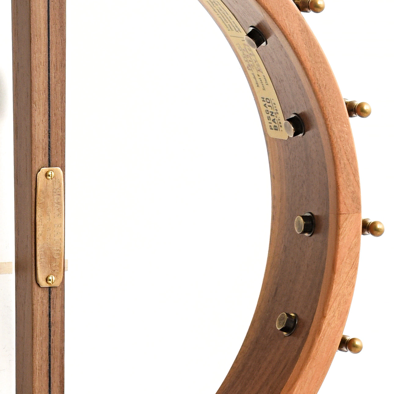 Image 10 of Pisgah Banjo Co. 12" Walnut Possum Openback Banjo, Standard Scale - SKU# PP12S-WAL : Product Type Open Back Banjos : Elderly Instruments