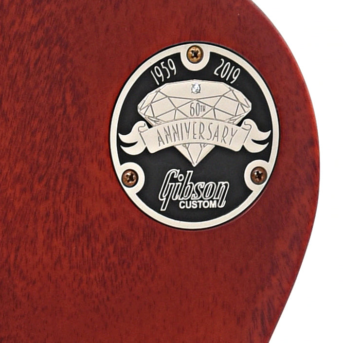 Anniversary plate of Gibson 60th Anniversary '59 Les Paul 