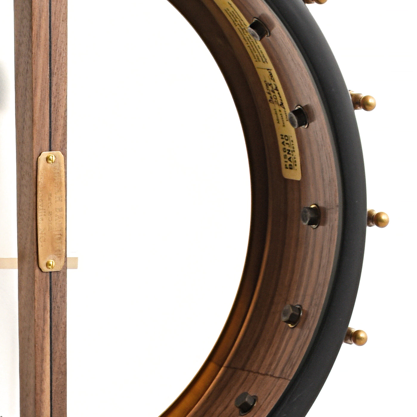 Image 10 of Pisgah Banjo Co. 12" Walnut Dobson Openback Banjo, Short Scale - SKU# PDOB-WSRT : Product Type Open Back Banjos : Elderly Instruments