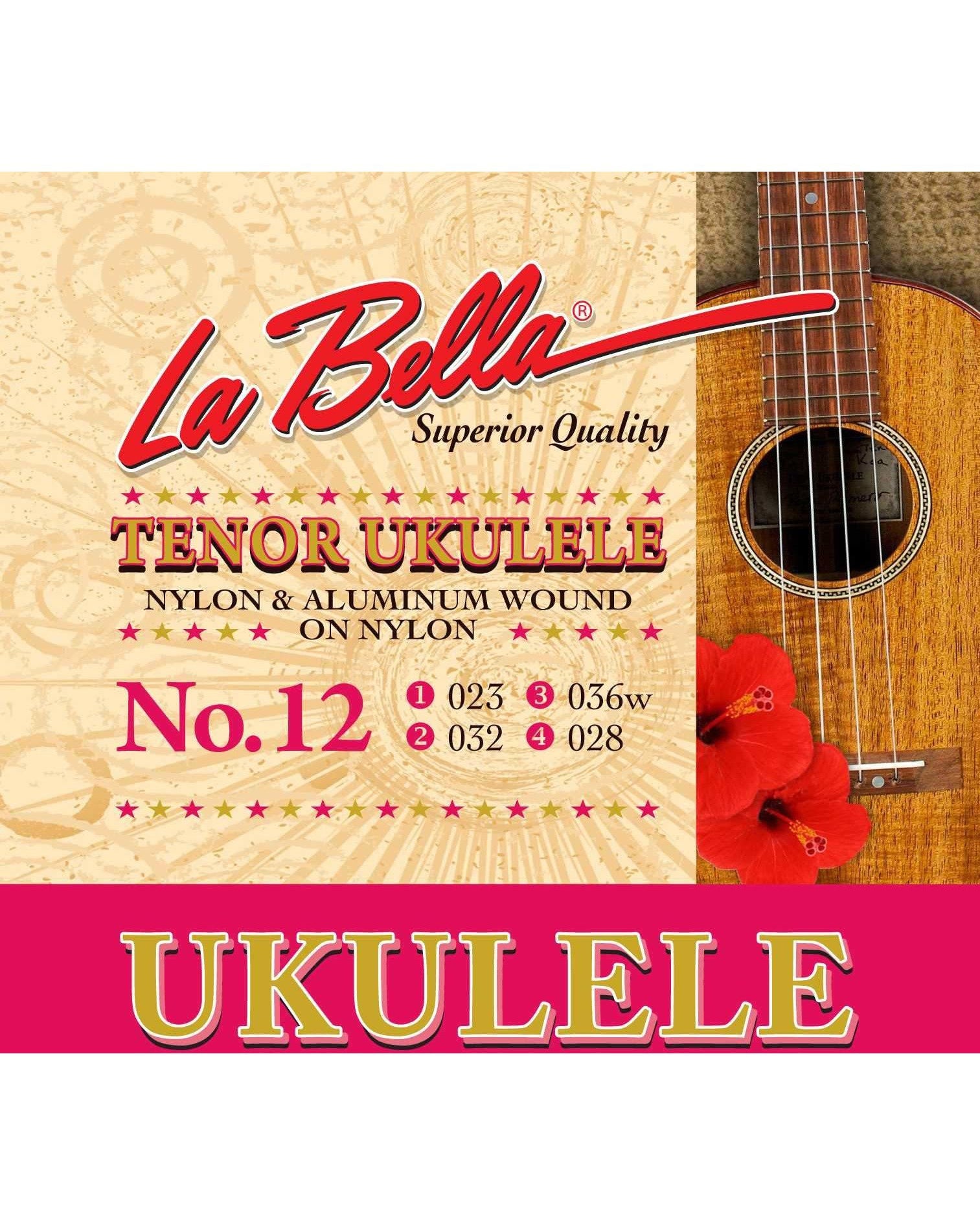 Image 1 of La Bella No. 12 Tenor Ukulele Strings - SKU# LB12 : Product Type Strings : Elderly Instruments