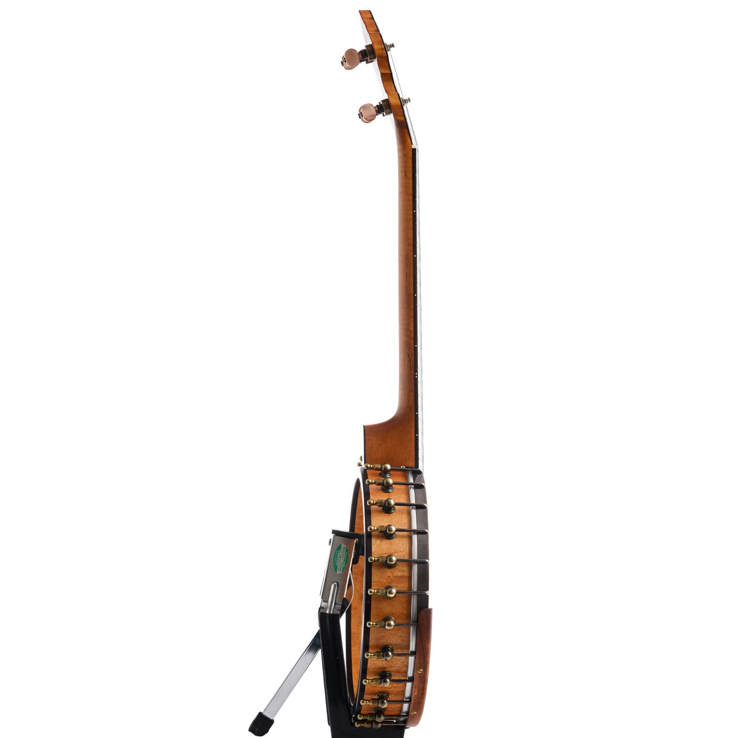 Image 12 of Ome Celtic 12" Tenor Banjo & Gigbag, Curly Maple - SKU# CELTEN19-CMPL12 : Product Type Tenor & Plectrum Banjos : Elderly Instruments