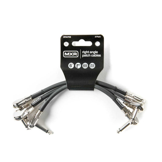 Front of MXR 6" Right-Angle Patch Cable 3-Pack