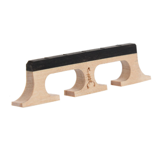 Image 1 of Scorpion Maple 5-String Banjo Bridge, .656" (21/32") Height, Standard Spacing- SKU# SC656-STD : Product Type Accessories & Parts : Elderly Instruments