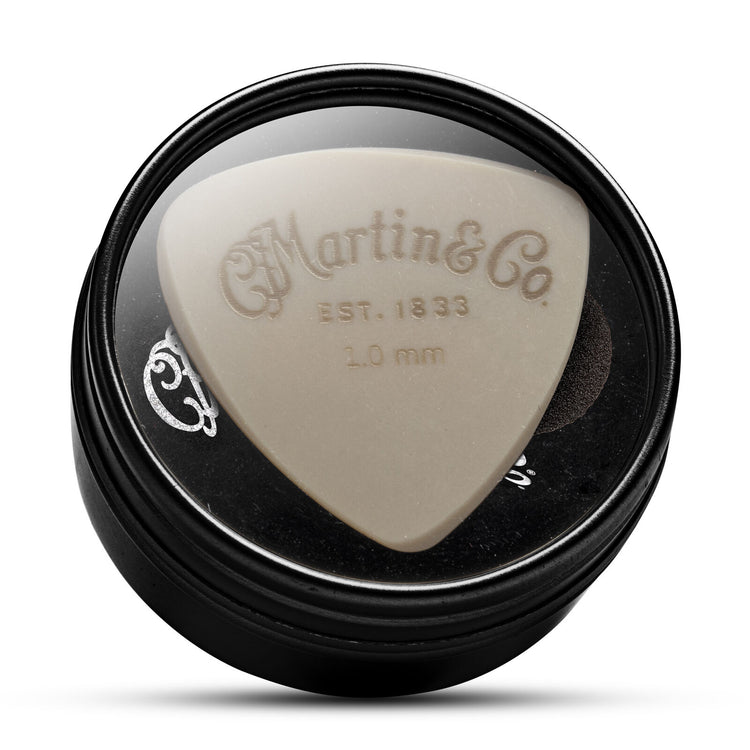 Martin Luxe Contour Guitar Pick, 1.00mm and Grip Enhancement Disk