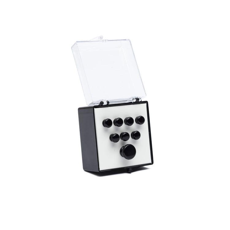 Image 1 of Martin Bridge Pin Set, Plain Black - SKU# GA18 : Product Type Accessories & Parts : Elderly Instruments