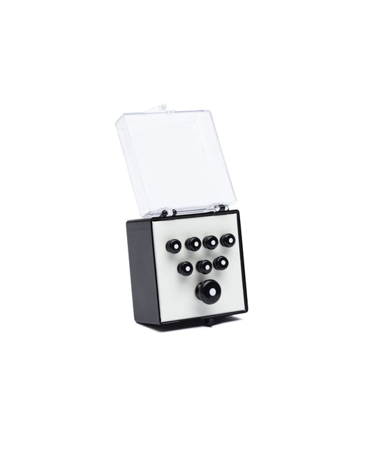Image 1 of Martin Bridge Pin Set, Black with White Dot - SKU# GA21 : Product Type Accessories & Parts : Elderly Instruments