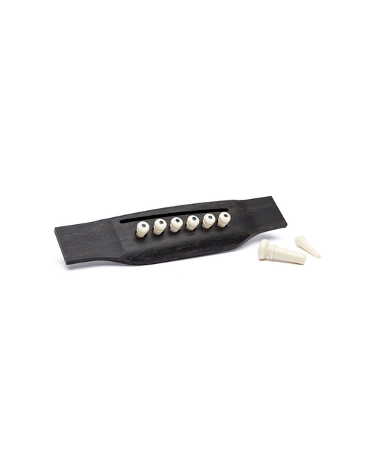Image 2 of Martin Bridge Pin Set, White with Black Dot - SKU# GA03 : Product Type Accessories & Parts : Elderly Instruments