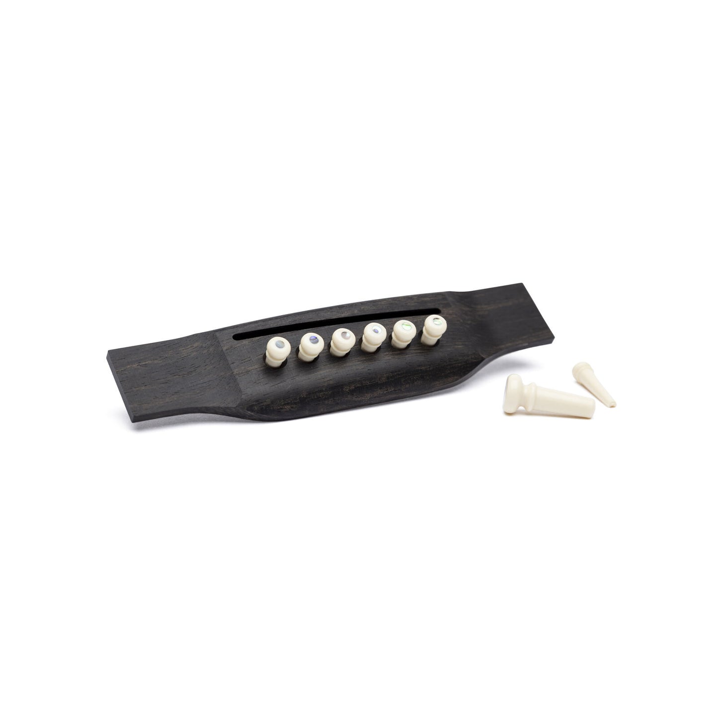 Image 2 of Martin Bridge Pin Set, White with Abalone Dot - SKU# GA04 : Product Type Accessories & Parts : Elderly Instruments
