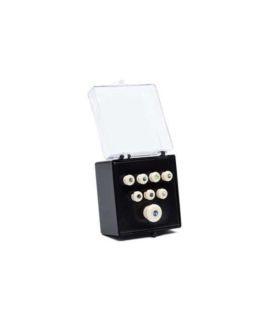 Image 1 of Martin Bridge Pin Set, White with Abalone Dot - SKU# GA04 : Product Type Accessories & Parts : Elderly Instruments