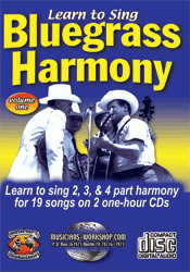 Learn to Sing Bluegrass Harmony Vol. I