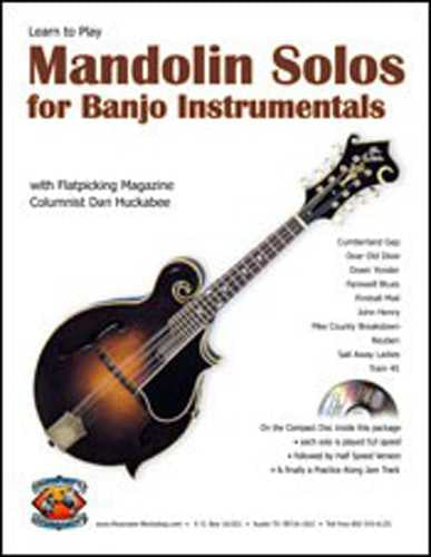 Image 1 of Mandolin Solos for Banjo Instrumentals - SKU# 196-8034 : Product Type Media : Elderly Instruments