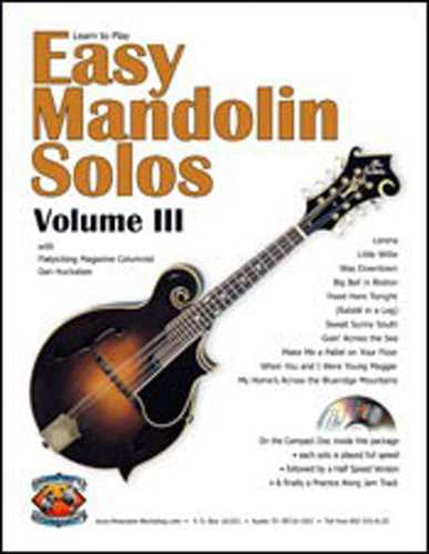 Image 1 of Easy Mandolin Solos, Vol. III - SKU# 196-8066 : Product Type Media : Elderly Instruments
