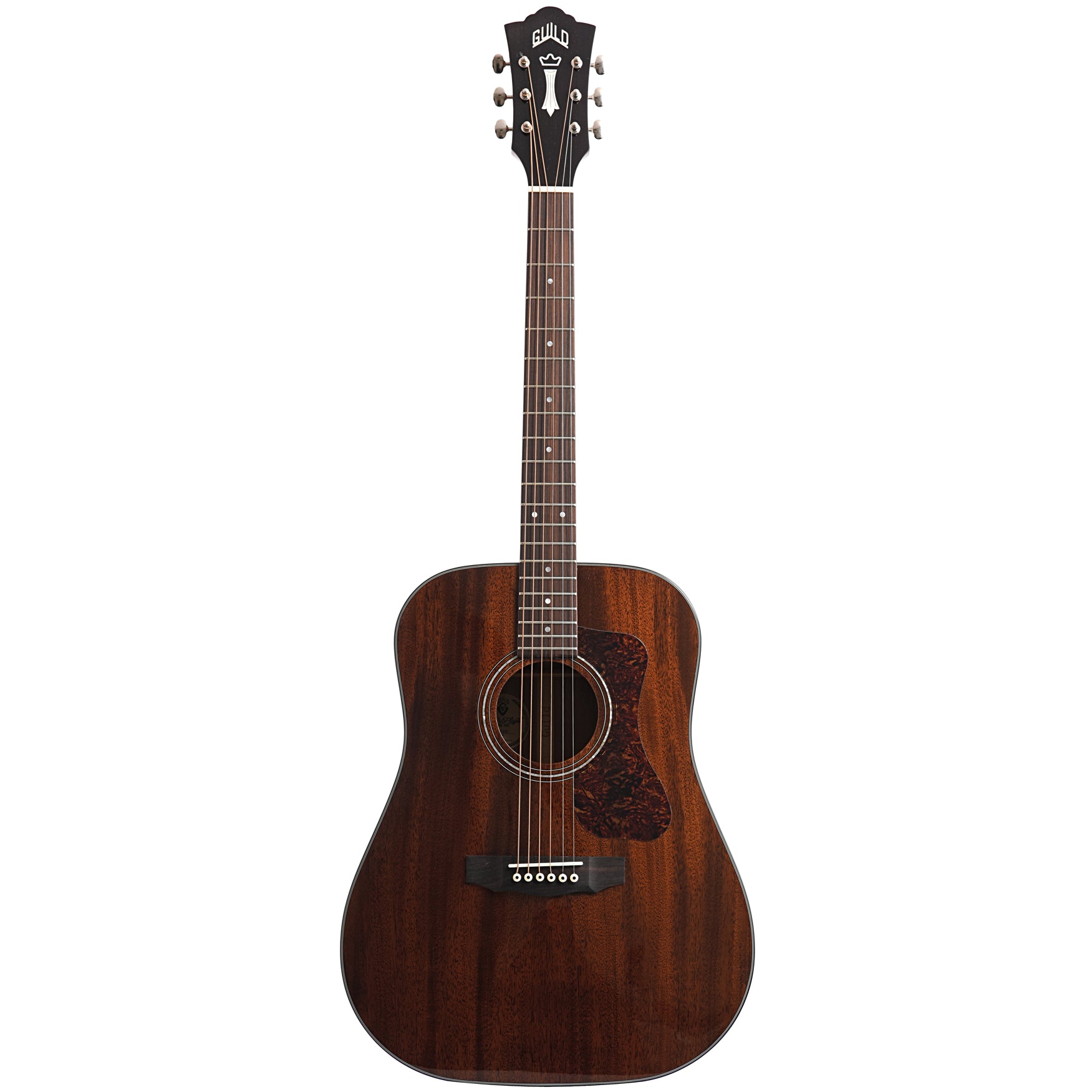 Full Front of Guild Westerly Collection D-120 Acoustic Guitar