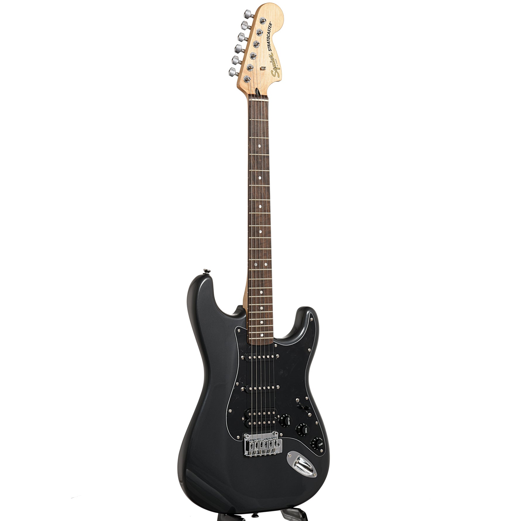 Image 11 of Squier Affinity Series Stratocaster HSS Pack, Charcoal Frost Metallic- SKU# SASSPACK-CFM : Product Type Solid Body Electric Guitars : Elderly Instruments