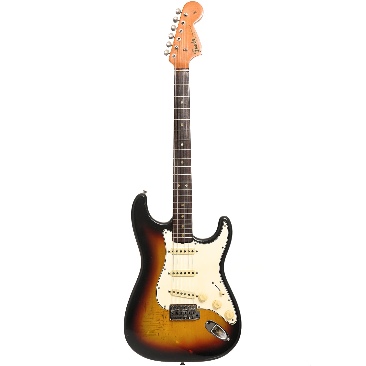 Full front of 1966 Fender Stratocaster