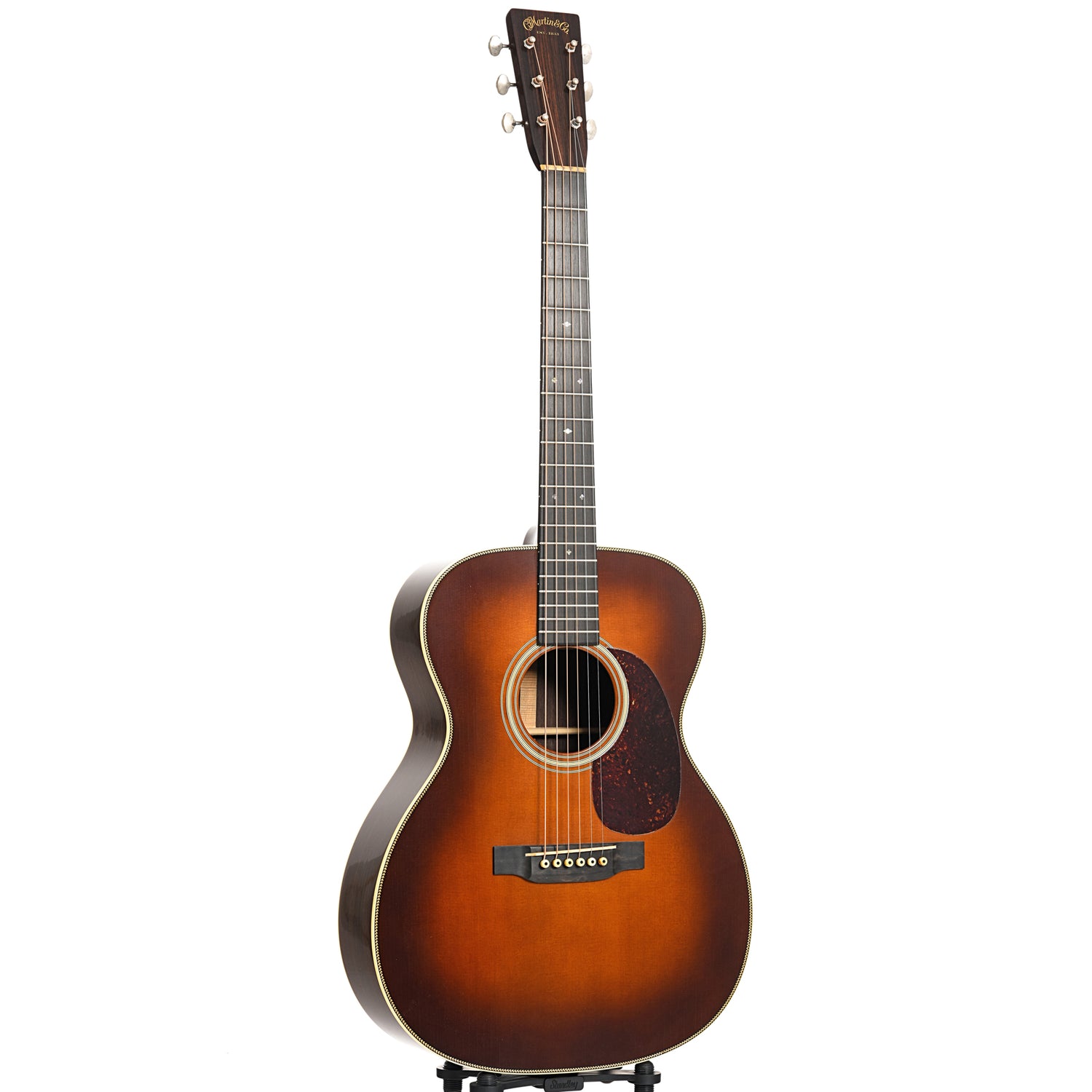 Image 11 of Martin Custom 000-28 Authentic 1937 Guitar & Case, Aged Ambertone - SKU# 00028AUTH37CE-AGED-AMB : Product Type Flat-top Guitars : Elderly Instruments