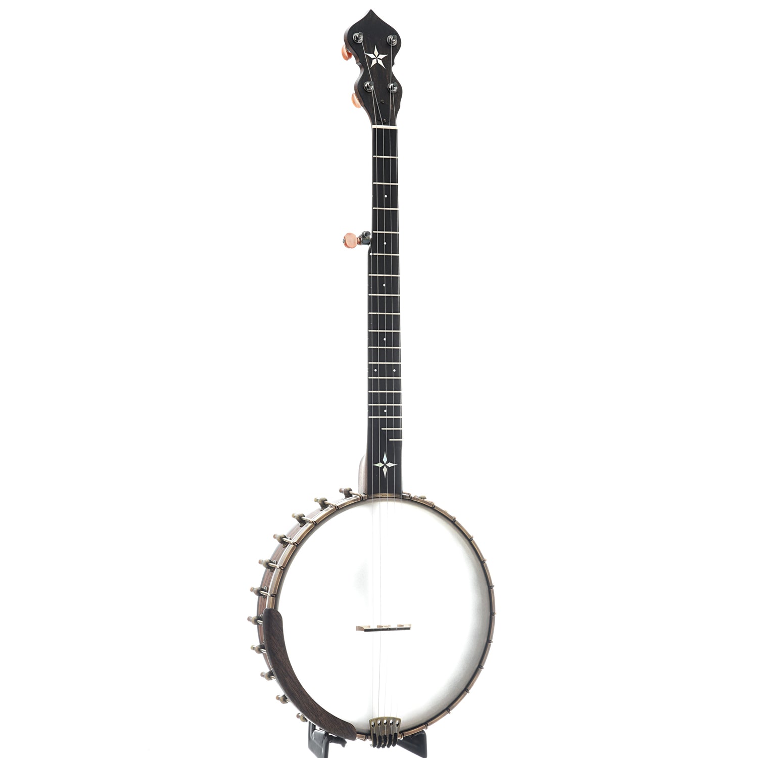 Image 1 of Ome Wizard 12" Openback Banjo & Case, Walnut - SKU# WIZARD-WAL : Product Type Open Back Banjos : Elderly Instruments