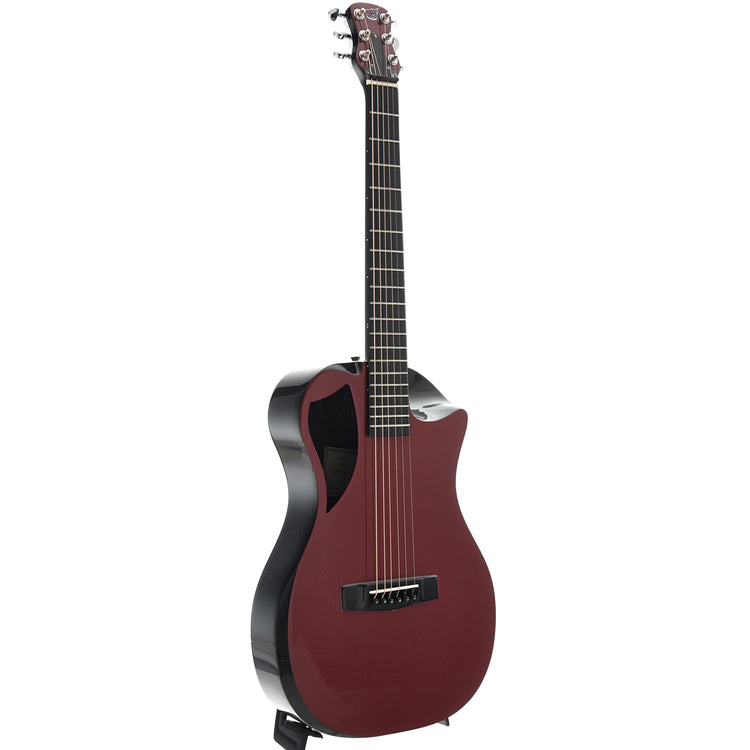 Image 1 of Journey Instruments OF660 Carbon Fiber Collapsible Travel Guitar with Gigbag, Burgandy Red Top- SKU# OF660CT-R : Product Type Flat-top Guitars : Elderly Instruments