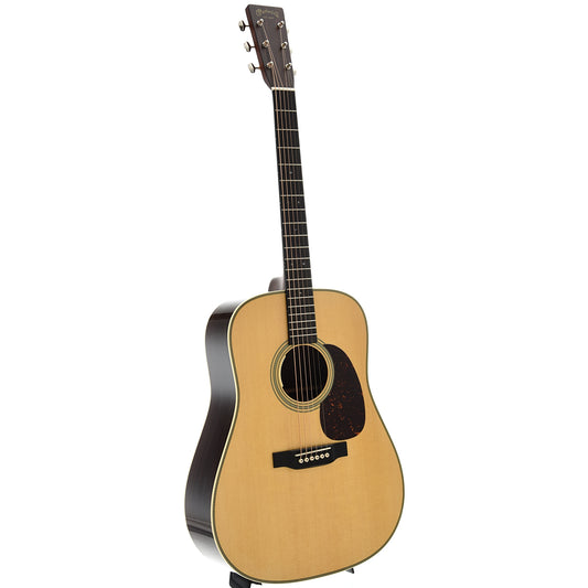 Full Front and Side of Martin HD-28E Guitar 
