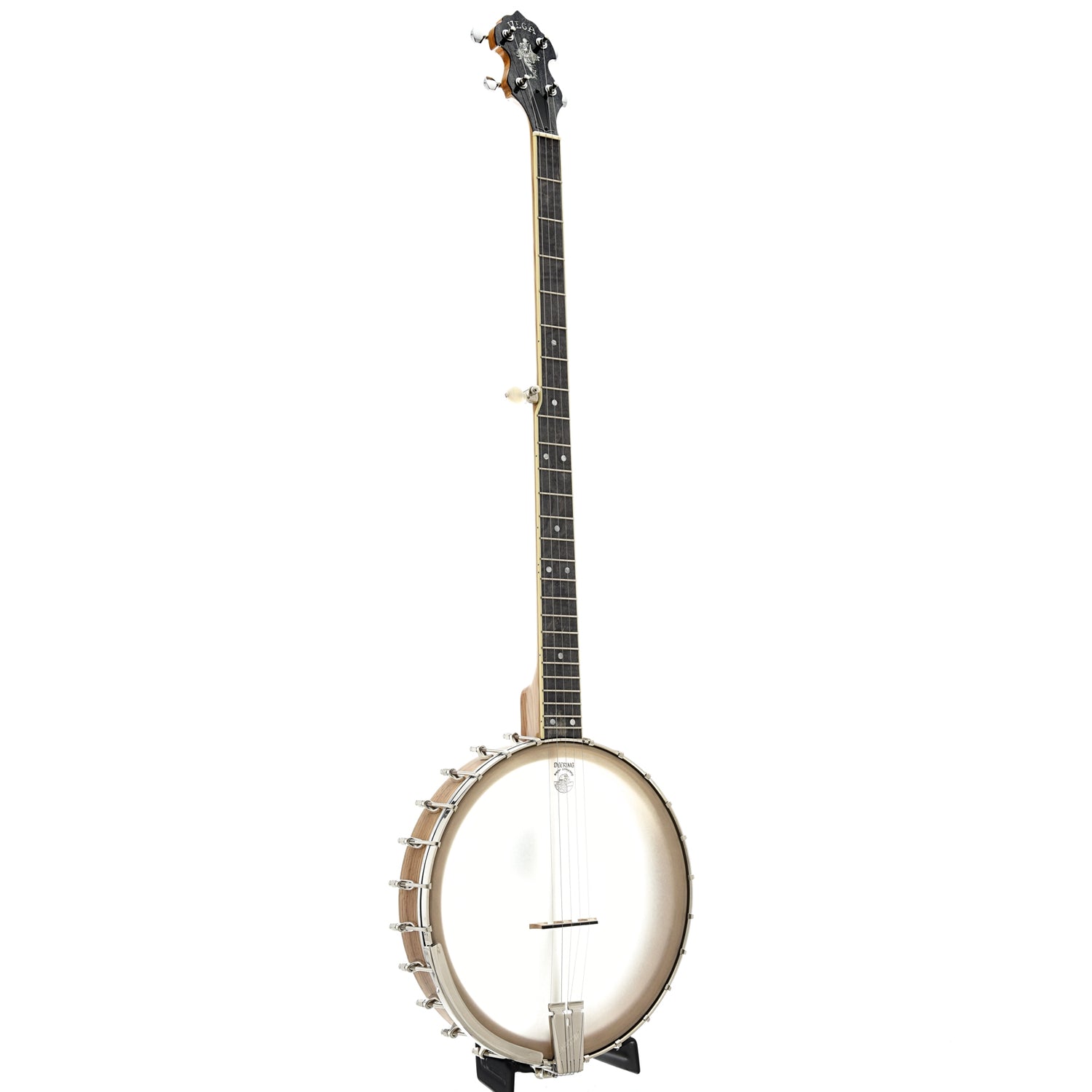 Image 1 of Vega White Oak Longneck, 12" Rim & Case by Deering - SKU# VEGAWOLN12 : Product Type Open Back Banjos : Elderly Instruments