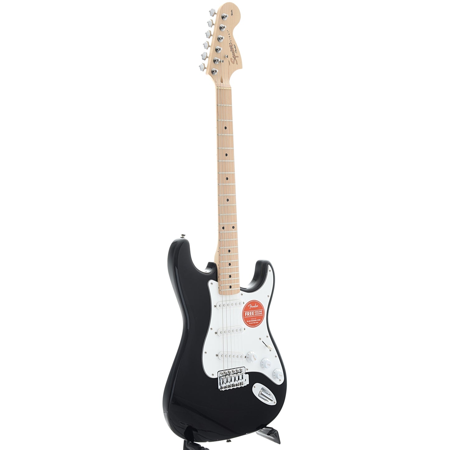 Image 2 of Squier Affinity Stratocaster - SKU# SQAFSM-BLK : Product Type Solid Body Electric Guitars : Elderly Instruments